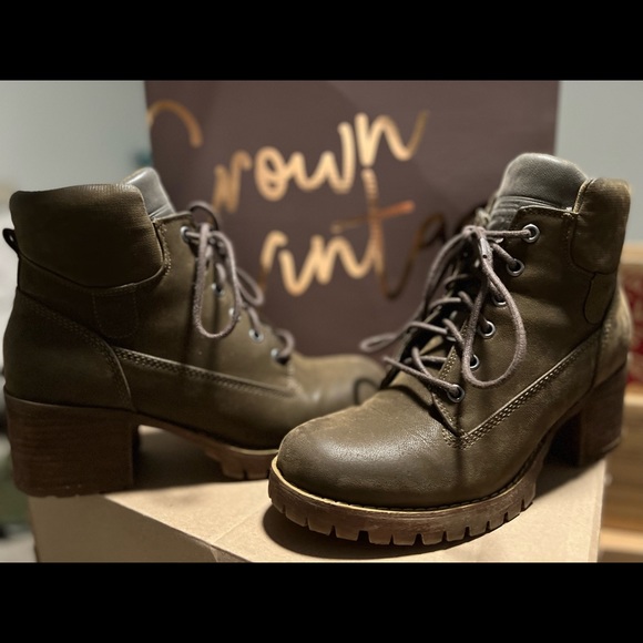 Crown Vintage Shoes Crown Vintage Combat Boots Poshmark